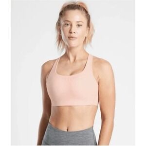 Athleta Phenomena high-impact sports bra light pink size 36DD wireless workout